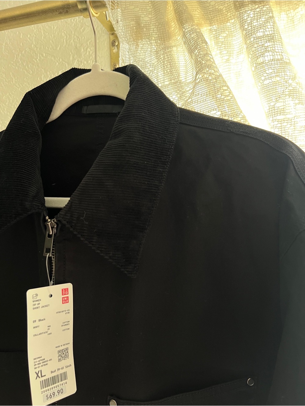 Uniqlo Natural Zip-Up Short Jacket - Picture 4 of 6